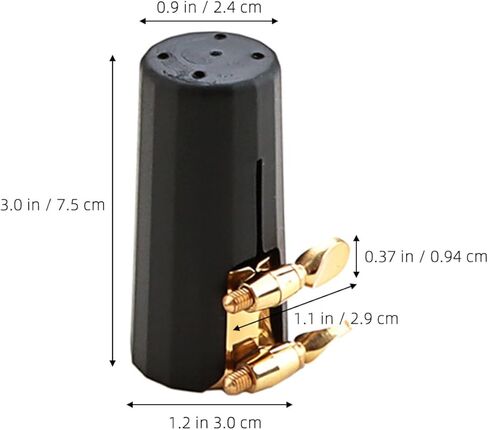 ألتو ساكسفون مشبك معدني مع غطاء ساكسفون ذهبي ملحق صغير لآلة النفخ in Kuwait