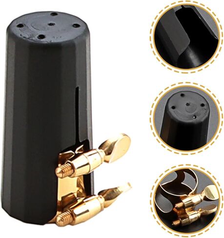 ألتو ساكسفون مشبك معدني مع غطاء ساكسفون ذهبي ملحق صغير لآلة النفخ in Kuwait