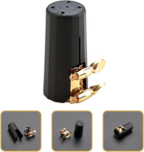 ألتو ساكسفون مشبك معدني مع غطاء ساكسفون ذهبي ملحق صغير لآلة النفخ in Kuwait