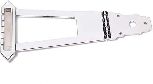 Vaguelly Metal String Guitar Tailpiece Bridge Durable Lightweight Design for Bass Guitars Standard Workmanship Silver Finish in Saudi Arabia