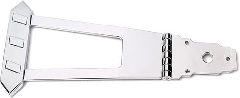 Vaguelly Metal String Guitar Tailpiece Bridge Durable Lightweight Design for Bass Guitars Standard Workmanship Silver Finish in Saudi Arabia
