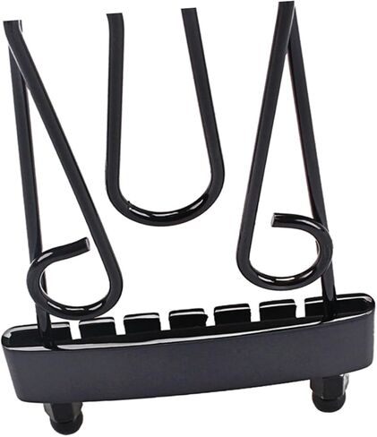 SUPVOX Black Floral Jazz Archtop Guitar Tailpiece Ga412 Replacement Bridge Tailpiece Compatible with Electric Bass Guitars in Saudi Arabia