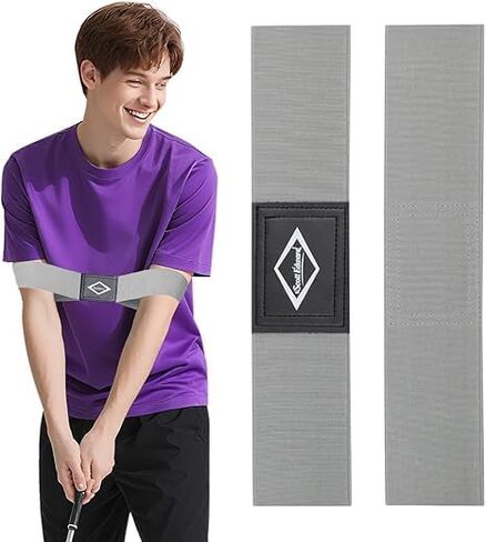 Scott Edward Pro Golf Swing Training Aid,Swing Correcting Arm Band Correct Training Swing Gesture Alignment Practice Tool for Golf Beginners,Man and Woman,Unisex in Kuwait