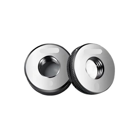 1 Set (1 Pass Gauge + Stop Gauge) 6H Non-Standard Metric fine Tooth Thread Ring M10-M30(M20X2.5 6h) in Kuwait