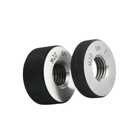 1 Set (1 Pass Gauge + Stop Gauge) 6H Non-Standard Metric fine Tooth Thread Ring M10-M30(M20X2.5 6h) in Saudi Arabia