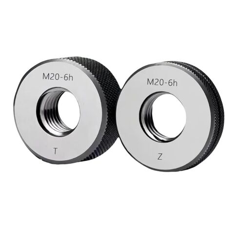 1 Set (1 Pass Gauge + Stop Gauge) 6H Non-Standard Metric fine Tooth Thread Ring M10-M30(M20X2.5 6h) in Saudi Arabia