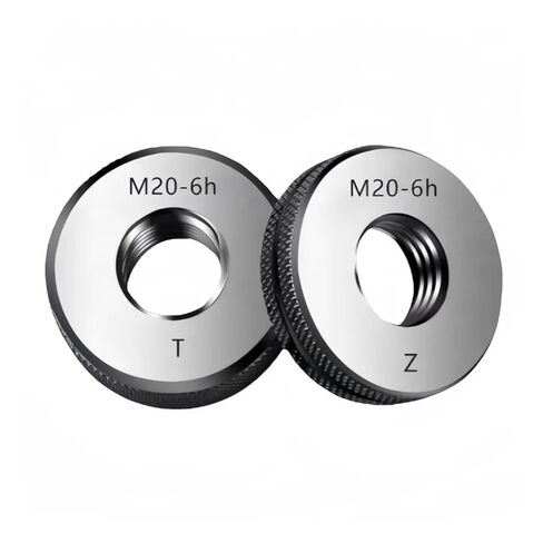 1 Set (1 Pass Gauge + Stop Gauge) 6H Non-Standard Metric fine Tooth Thread Ring M10-M30(M20X2.5 6h) in Saudi Arabia