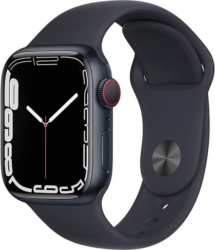 Apple Watch Series 7 (GPS + Cellular, 41mm) Graphite Stainless Steel Case with Graphite Milanese Loop (Renewed) in Saudi Arabia