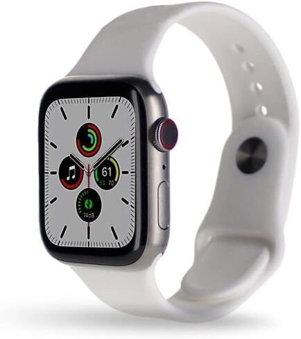 Apple Watch Series 7 (GPS + Cellular, 41mm) Graphite Stainless Steel Case with Graphite Milanese Loop (Renewed) in Saudi Arabia