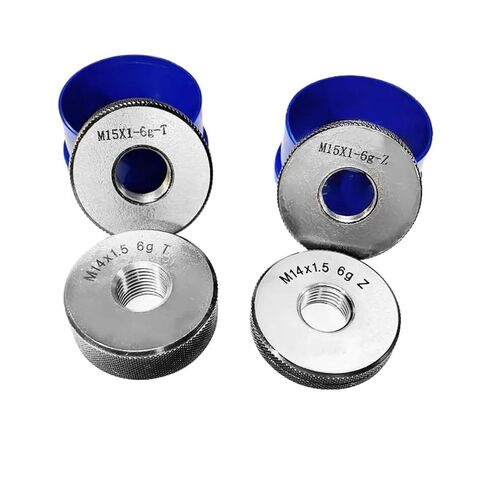 1 Set (1 Pass Gauge + Stop Gauge) 6g Non-Standard Metric fine Tooth Thread Ring M22 .5 M23 M24 M25 Right Hand(M24.5X1.0 T Z) in Saudi Arabia