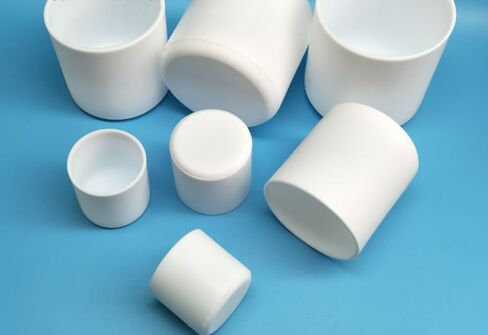 كوب PTFE أسطواني، 1 قطعة حاوية بولي تترافلوروإيثيلين، كوب PTFE تفلون، حجم 30 مل ~ 1000 مل (سعة 100 مل) in Kuwait