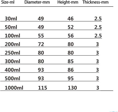 كوب PTFE أسطواني، 1 قطعة حاوية بولي تترافلوروإيثيلين، كوب PTFE تفلون، حجم 30 مل ~ 1000 مل (سعة 50 مل) in Kuwait