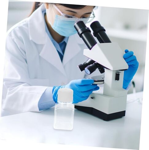 GANAZONO 2pcs Plastic Reagent Containers Serum Bottles Caps Narrow Mouth Measuring Vials in Saudi Arabia