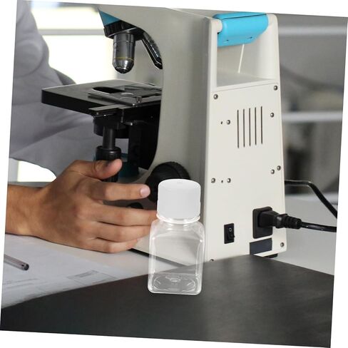 GANAZONO 2pcs Plastic Reagent Containers Serum Bottles Caps Narrow Mouth Measuring Vials in Saudi Arabia
