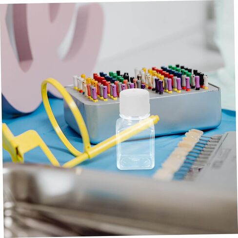 2 قطعة قوارير مصل الفم الضيق زجاجات الكاشف البلاستيكية زجاجات طلقة متدرجة in Kuwait