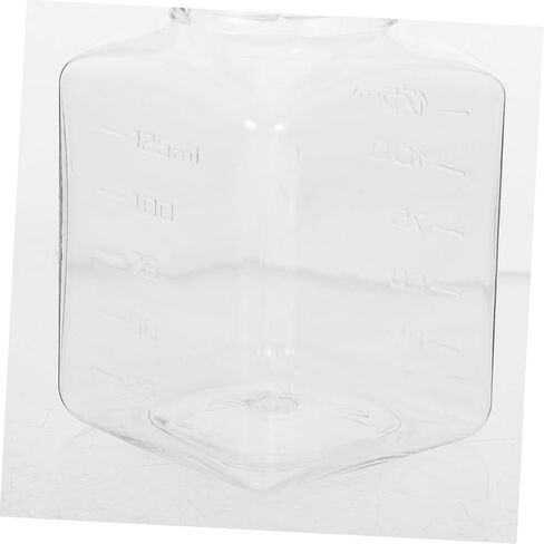 2 قطعة قوارير مصل الفم الضيق زجاجات الكاشف البلاستيكية زجاجات طلقة متدرجة in Kuwait