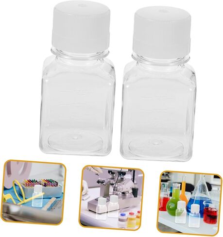 125ml Sample Sealing Serum Bottles Plastic Reagent Bottles Graduations Use in Saudi Arabia