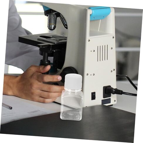 TIDTALEO 2pcs Plastic Narrow Mouth Serum Vials Graduated Reagent Bottles for Laboratory Use Leak Design for Storing Serum and Liquid Samples in Saudi Arabia
