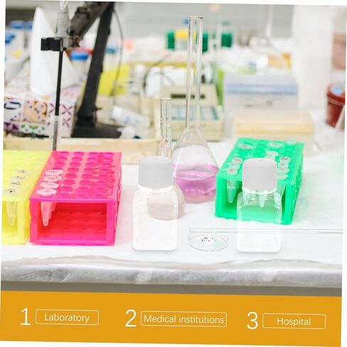 TIDTALEO 2pcs Plastic Narrow Mouth Serum Vials Graduated Reagent Bottles for Laboratory Use Leak Design for Storing Serum and Liquid Samples in Saudi Arabia