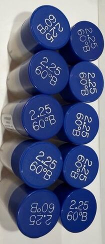 Ten Pack - Oil Burner Nozzle, 2.25 60 B, Solid Spray Blue Cap 2.25 60 B Oil Nozzle 2.25 Gallons per minute with a 60 degree Solid Spray in Saudi Arabia