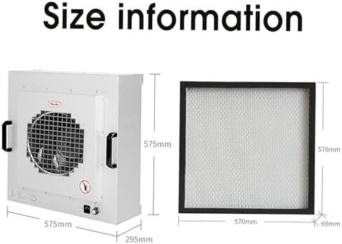 غطاء التدفق الصفحي، مقعد عمودي لتنظيف الهواء مع فلتر H13 HEPA، فئة 100 نظيف، للتطبيقات الصناعية in Kuwait