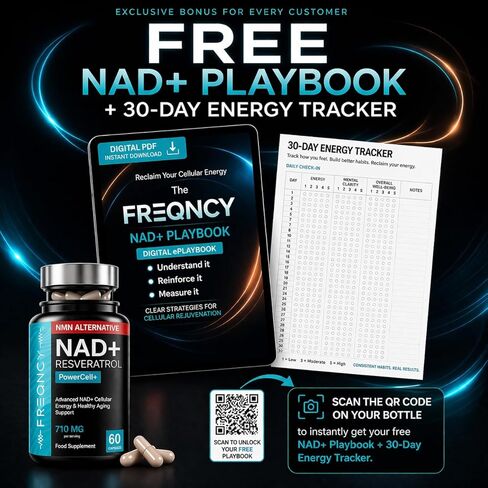 مكمل NAD+ Trans Resveratrol المضاد للشيخوخة - قوة ممتازة 500 ملغ من نيكوتيناميد ريبوسيد (NR) - 30 وجبة، بديل NAD NMN وNMNH للرجال والنساء in Saudi Arabia