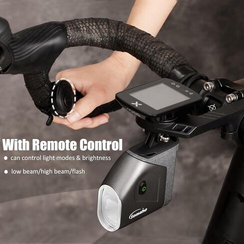 ضوء الدراجة 1600 لومن، أضواء الدراجة للركوب الليلي مع تثبيت بالأسفل، قابلة للشحن عبر USB، إضاءة أمامية مقاومة للماء IP66 لركوب الدراجات على الطرق الجبلية الحضرية in Kuwait