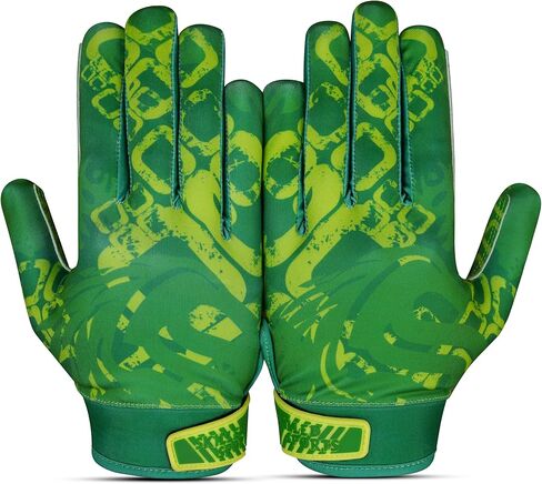 GripMax Youth Football Gloves | Football Gloves Youth & Mens Football Gloves | Sticky Football Gloves for Wide Receiver | Breathable Football Receiver Gloves All Weather in Saudi Arabia