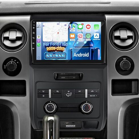 [2 + 64g] راديو سيارة NHOPEEW لـ FORD F150 F -150 F 150 2009-2012 - CARPLAY اللاسلكي و Android AUTO - 9 بوصة شاشة تعمل باللمس باستخدام CAREO DSP/GPS/WIFI/SWC + AHD in Kuwait