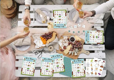 Easter Bingo Cards, He is Risen Theme Game for 24 Players, Bingo Activities for Adult and Family Friends, Spring Party Favors Supplies Decorations(07) in Kuwait