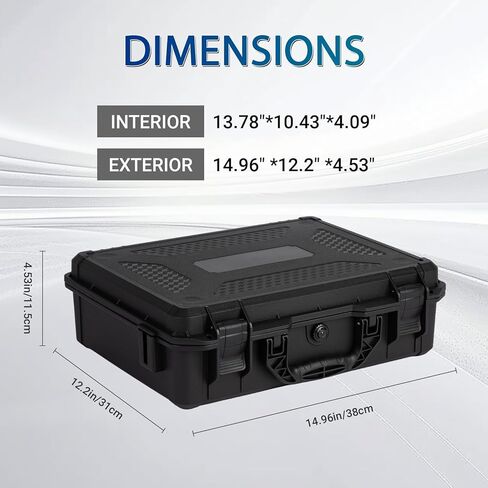 Wireless microphone case - Hard Case Compatible with Shure BLX24/SM58/PG58/BETA58A, for Mics, Receivers and More in Kuwait
