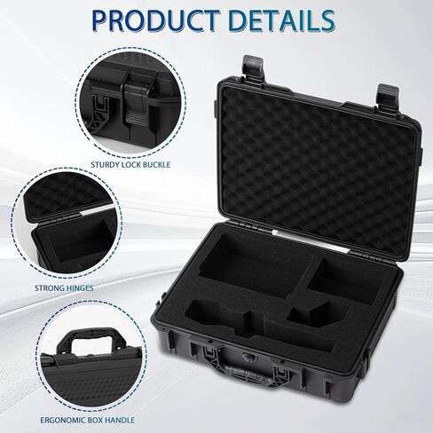Wireless microphone case - Hard Case Compatible with Shure BLX24/SM58/PG58/BETA58A, for Mics, Receivers and More in Kuwait