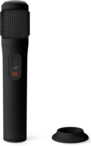 حافظة سيليكون من Geiomoo لميكروفون JBL PartyBox اللاسلكي، غطاء حماية ناعم ومرن مقاوم للخدش (أسود) in Saudi Arabia