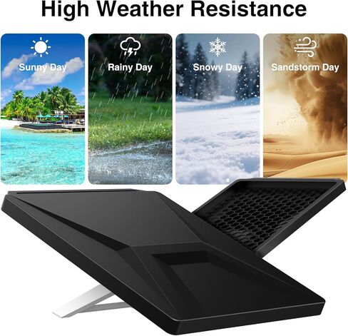 حافظة غطاء واقية صغيرة من ستارلينك، ملحقات ستارلينك الصغيرة، واقي طبق الأقمار الصناعية من السيليكون المقاوم للماء مضاد للبرد والصدمات، محمول لسقف قارب RV في الهواء الطلق (أسود) in Kuwait