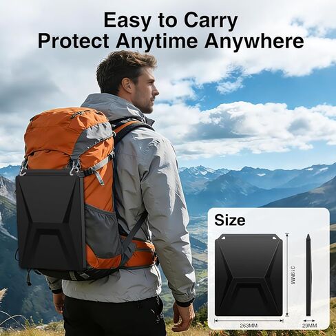 حافظة غطاء واقية صغيرة من ستارلينك، ملحقات ستارلينك الصغيرة، واقي طبق الأقمار الصناعية من السيليكون المقاوم للماء مضاد للبرد والصدمات، محمول لسقف قارب RV في الهواء الطلق (أسود) in Kuwait