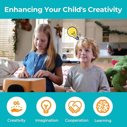 ACMER Cardboard Tools for Kids, Safe DIY Cardboard Construction Tool Kit, Cardboard Cutter for Kids Toy for Boys and Girls, Perfect for Family, Friends, Creativity Projects 3D Models in Kuwait