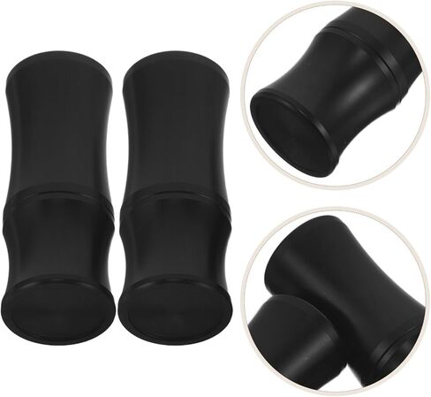 HANABASS 2pcs Pool Cue Joint Protectors Plastic Threaded Billiard Cue End Caps Non-Skid Stick Joint Covers for Pool Table Accessories in Saudi Arabia
