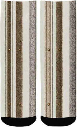 جوارب المشي لمسافات طويلة بخطوط محايدة دافئة - جوارب شتوية حرارية سميكة دافئة للأولاد والبنات الصغار للمدرسة، والارتداء اليومي والأنشطة الخارجية in Kuwait