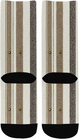 جوارب المشي لمسافات طويلة بخطوط محايدة دافئة - جوارب شتوية حرارية سميكة دافئة للأولاد والبنات الصغار للمدرسة، والارتداء اليومي والأنشطة الخارجية in Kuwait