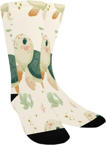 جوارب لطيفة للمشي على شكل السلاحف البحرية - جوارب شتوية حرارية سميكة دافئة للأطفال الصغار للأولاد والبنات للمدرسة، والارتداء اليومي والأنشطة الخارجية in Kuwait