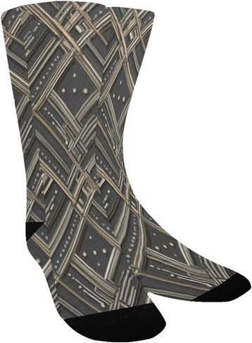 جوارب دائرية داكنة للمشي لمسافات طويلة - جوارب شتوية حرارية سميكة دافئة للأولاد والبنات الصغار للمدرسة، والارتداء اليومي والأنشطة الخارجية in Kuwait