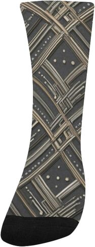 جوارب دائرية داكنة للمشي لمسافات طويلة - جوارب شتوية حرارية سميكة دافئة للأولاد والبنات الصغار للمدرسة، والارتداء اليومي والأنشطة الخارجية in Kuwait