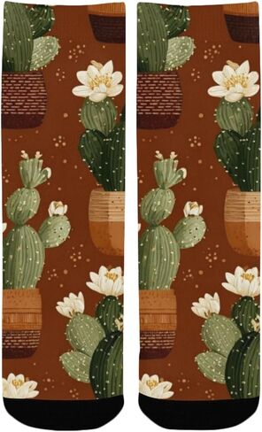 جوارب المشي لمسافات طويلة بنمط نباتات بوهو - جوارب شتوية حرارية سميكة دافئة للأطفال الصغار للأولاد والبنات للمدرسة، والارتداء اليومي والأنشطة الخارجية in Kuwait