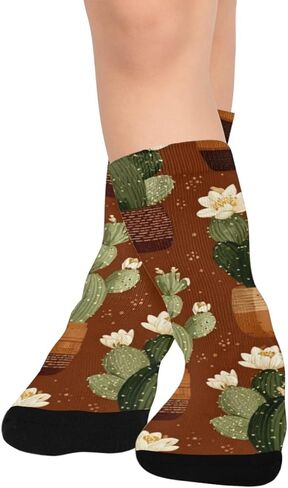 جوارب المشي لمسافات طويلة بنمط نباتات بوهو - جوارب شتوية حرارية سميكة دافئة للأطفال الصغار للأولاد والبنات للمدرسة، والارتداء اليومي والأنشطة الخارجية in Kuwait