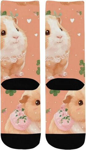 جوارب المشي لمسافات طويلة على شكل خنزير غينيا المرح - جوارب شتوية حرارية سميكة دافئة للأولاد والبنات الصغار للمدرسة، والارتداء اليومي والأنشطة الخارجية in Kuwait