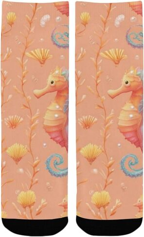 جوارب المشي لمسافات طويلة على المحيط الساحلي باللون الوردي - جوارب شتوية حرارية سميكة دافئة للأطفال الصغار للأولاد والبنات للمدرسة، والارتداء اليومي والأنشطة الخارجية in Kuwait