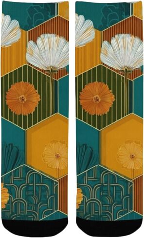 جوارب المشي لمسافات طويلة بتصميم حديقة باللون الأزرق المخضر - جوارب شتوية حرارية سميكة دافئة للأطفال الصغار للأولاد والبنات للمدرسة، والارتداء اليومي والأنشطة الخارجية in Kuwait