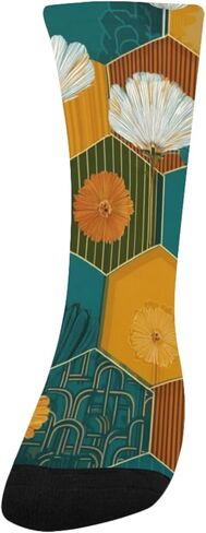 جوارب المشي لمسافات طويلة بتصميم حديقة باللون الأزرق المخضر - جوارب شتوية حرارية سميكة دافئة للأطفال الصغار للأولاد والبنات للمدرسة، والارتداء اليومي والأنشطة الخارجية in Kuwait