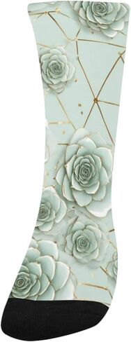 جوارب التنزه سيرًا على الأقدام باللون الأخضر العصاري - جوارب شتوية حرارية سميكة دافئة للأولاد والبنات الصغار للمدرسة، والارتداء اليومي والأنشطة الخارجية in Kuwait