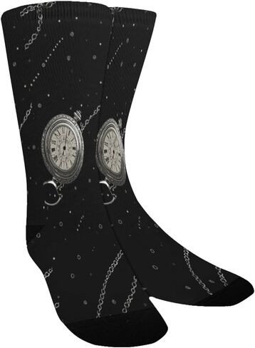 ساعات الجيب الداكنة جوارب فنية للمشي لمسافات طويلة - جوارب شتوية حرارية سميكة دافئة للأولاد والبنات للمدرسة، والارتداء اليومي والأنشطة الخارجية in Kuwait